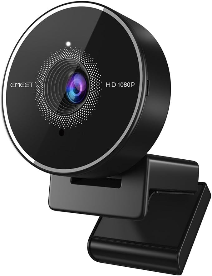 EMEET C955 Webcam for PC, 1080P Webcam by EMEET