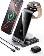 Intoval 3 in 1 Wireless Charging Station by Intoval