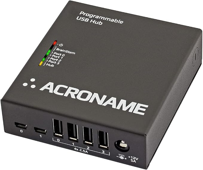 Managed USB Switch/Hub 2 Computers by Acroname
