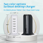 USB Charging Station for Multiple Devices, 40W Multiport Charger Tower - Image 8