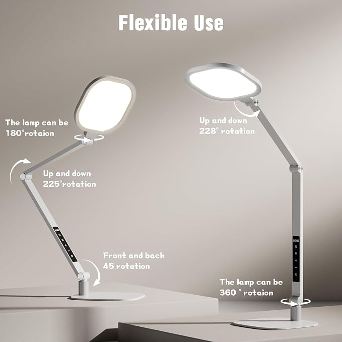LED Desk Lamp for Home Office, 15W Desk Light - Image 3