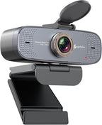 Angetube 1080P HD Webcam with Privacy Shutter Dual Noise-Cancelling Mic PC by Angetube
