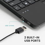Perixx PERIBOARD-525 US, Wired Mini USB Keyboard - Image 4