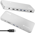 Plugable Thunderbolt 4 Dock for M4 MacBook Air & Pro: 100W Charging Driverless by Plugable