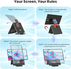 Hyangin 2025 Upgraded 24 Inch Large Portable Monitor - Image 6