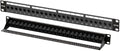 FGB 24 Port Cat6A Keystone Patch Panel, 1U by FGB
