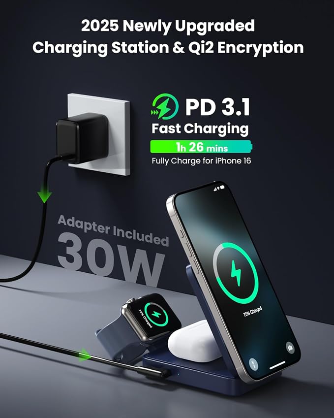 3-in-1 Wireless Charger Charging Station - Image 4