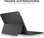 Detachable Keyboard Case for Apple iPad 11th Gen 2025 & iPad 10th Generation: - Image 2