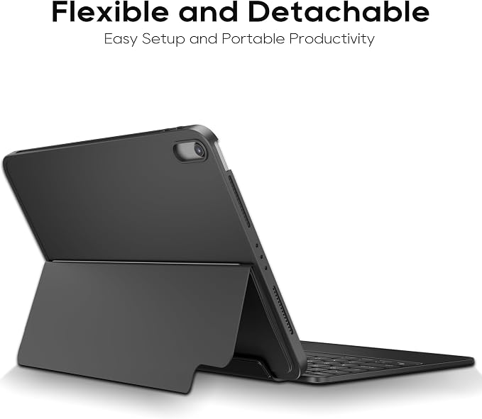 Detachable Keyboard Case for Apple iPad 11th Gen 2025 & iPad 10th Generation: - Image 2
