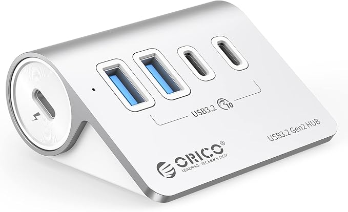 ORICO 4-Port USB 3.2 Gen 2 Hub 10Gbps by PioneerDataSolutionPowerYourFuture