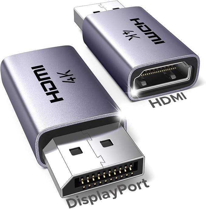 UGREEN 4K DisplayPort to HDMI 2-Pack Adapter Unidirectional Display Port 1.2 to by UGREEN