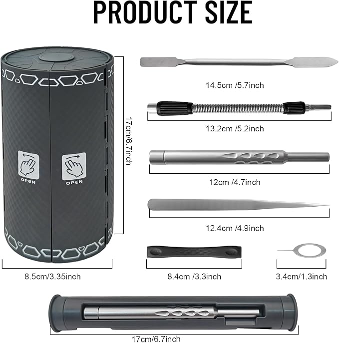 128 in 1 Precision Screwdriver Set, Precision Bit Set, Professional Magnetic - Image 2