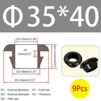 Qrity 9 PCS Rubber Grommets Cable Railing, Car Grommet, Cable Railing - Image 2