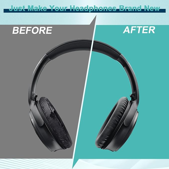 Replacement Earpads Cushions for Bose QuietComfort 35 & Quiet Comfort 35 II - Image 6