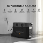 EF ECOFLOW Portable Power Station 3600Wh DELTA Pro, 120V AC Outlets x 5 - Image 8