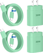 Phone 15 Pra Max Charger Fast Charging, 30W USB C Phone 15 Fast Charger Block by DiHines