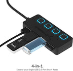 SABRENT 4 Port USB 2.0 Data Hub - Image 3
