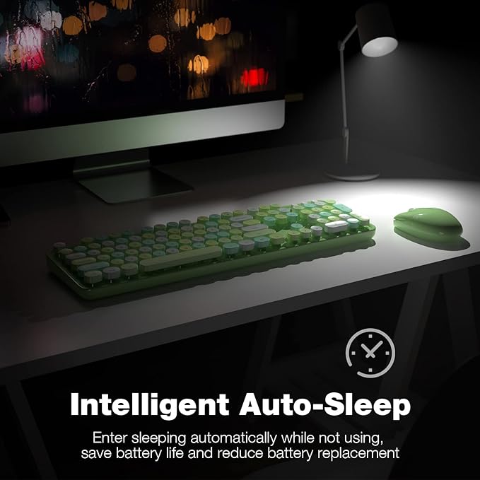 KNOWSQT Wireless Keyboard and Mouse Combo, USB Receiver Plug and Play, - Image 4