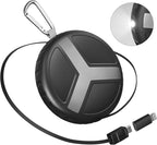 Vivilumens Retractable Power Bank Outdoor Portable 10000mAh Cell Phone Fast by LightUpExquisiteLife