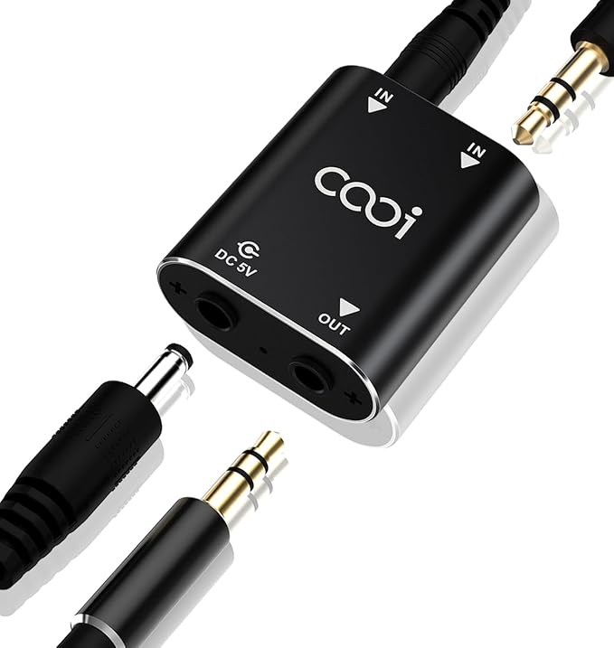 Cooidea 2 Channel Stereo Audio Mixer by cooidea