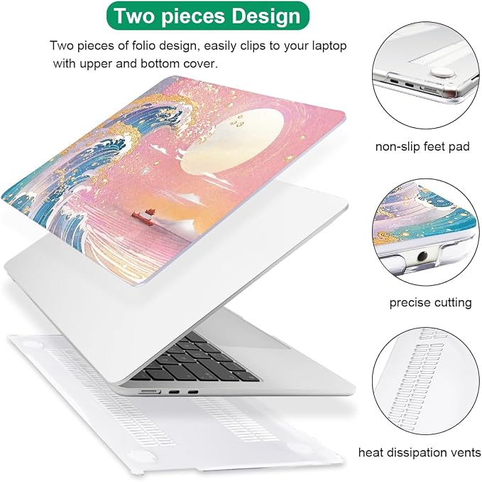 for MacBook Air 13.6 inch Case 2025 M4 A3240 2024 M3 A3113 2022 2023 A2681 M2 - Image 3