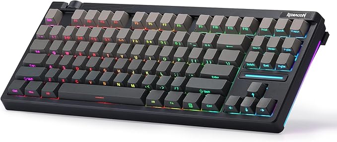 Redragon K729 PRO 80% Wireless Gasket RGB Gaming Keyboard, 3-Mode TKL by REDRAGON