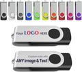 Personalized Flash Drives 1GB, Wooolken Customizable USB 2.0 Thumb Drives by WOOOLKEN
