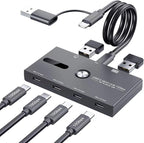 10Gbps USB C Hub, 6 Ports USB C Splitter, Type-C and USB 3.2 to USB C Hub by ZIYUETEK