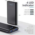 Portable Charger Power Bank 26800mAh, QC3.0 USB C PD Fast Phone Charging - Image 5