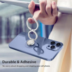 Phone Grip, Phone Ring Holder Finger Kickstand, Foldable & Adjustable Double - Image 5