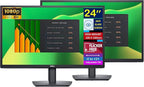 Dell 24" FHD VA 60Hz Flicker Free Monitor, Anti-Glare Display, 1 x DisplayPort - Image 2