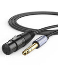 DUKABEL 1/4" TRS to XLR Adapter, Microphone Cable, 8FT/2.4Meters Balanced by DuKabel