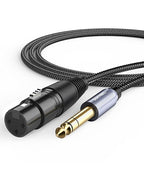 DUKABEL 1/4" TRS to XLR Adapter, Microphone Cable, 8FT/2.4Meters Balanced by DuKabel