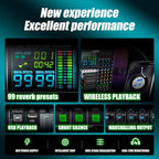 MD-10 10-Channel Professional Stage Mixer, 99 DSP Effects, Wireless Connection - Image 2