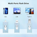 USB Flash Drive 256GB, Apple MFi Certified Photo Stick - Image 3