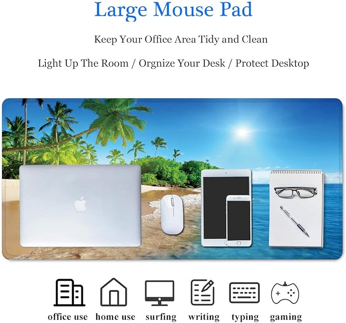 RTGGSEL 31.5x11.8 Inch Non-Slip Long Extended Large Gaming Mouse Pad - Image 7