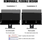 Computer Privacy Screen 24.5 Inch Removable Privacy Shield Anti Glare Monitor - Image 2