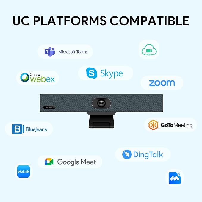 Yealink UVC34 4K Conference Room Camera System 10 Microphone 8 MP All-in-One - Image 8