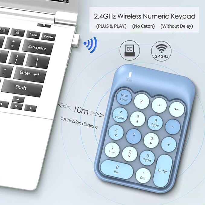 FELICON Wireless Numeric Keypad 18 Keys - Image 4