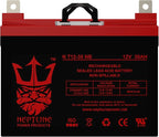 NT-12-35 NB 12V 35AH U1 Deep Cycle AGM Solar Battery Replaces 33Ah, 36Ah Brand by Neptune+Power+Products