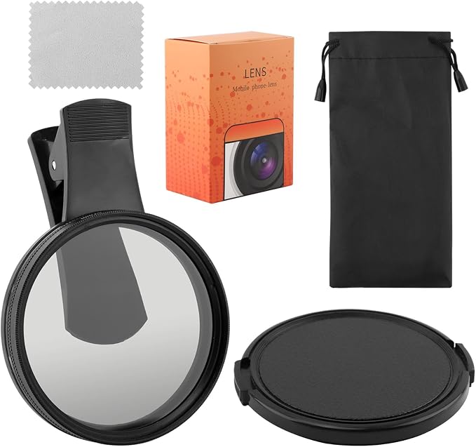 67MM Clip-on CPL Lens Filter for All Smartphones, Universal Phone Camera Clip - Image 8