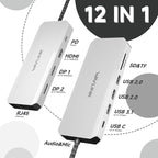 Docking Station Dual Monitor, WAVLINK Displayport Docking Station - Image 2