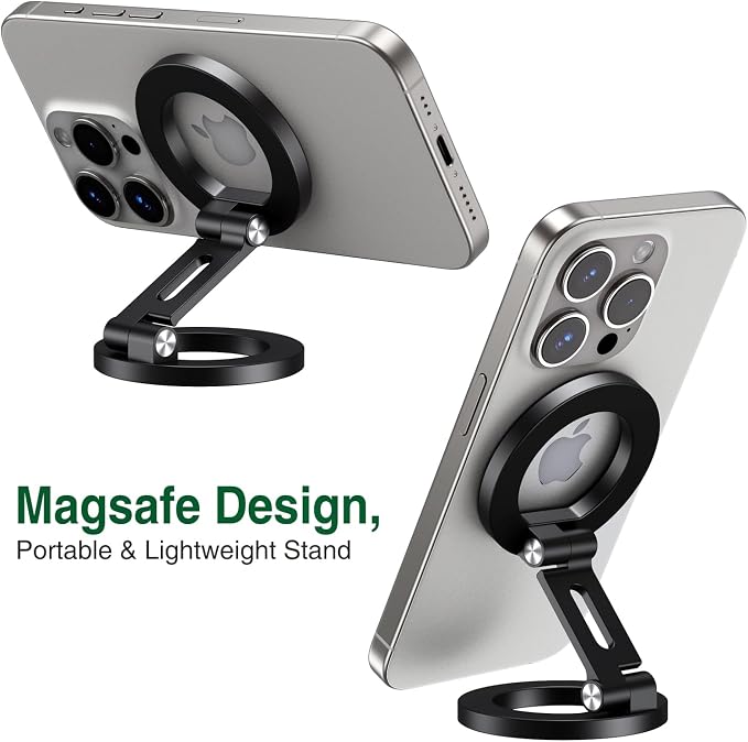 elitehood Magnetic Phone Stand, Small & Portable Magnetic Phone Holder - Image 2