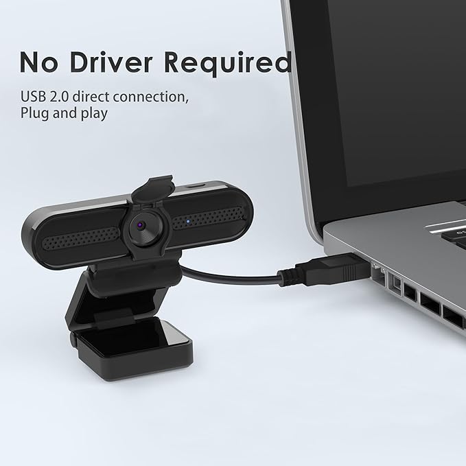 saylas 2K Webcam with Microphone, FHD Streaming Camera with 2K/30fps, - Image 7