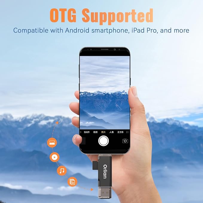 SD Card Reader USB 3.0 Dual USB A & USB C to Micro SD/SD Memory Card Adapter - Image 6