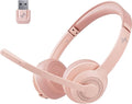 Wireless Headset with AI Noise Cancelling Microphone Bluetooth Headset by JIAMQISHI