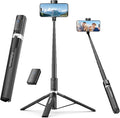 Selfie Stick Travel Tripod for iPhone Wireless Remote for Selfies, Extendable by Unknown