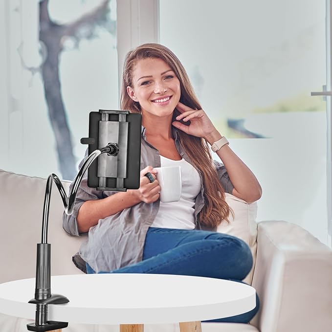 Gooseneck Tablet Phone Holder | Kindle Stand Holder - Image 9