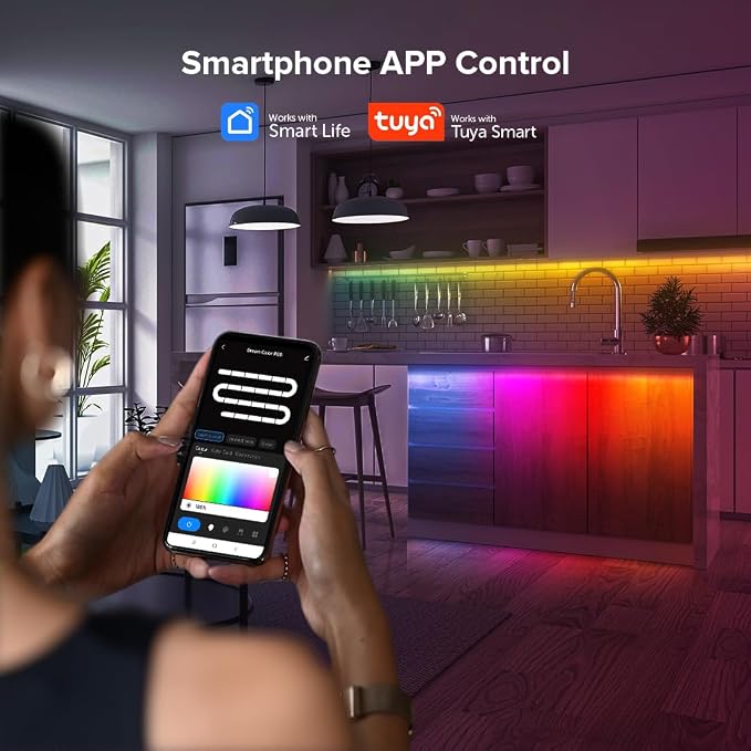 2.4G WiFi SPI RGB Controller DR03W & RC03RF RF Remote Set, Control by Smart - Image 7