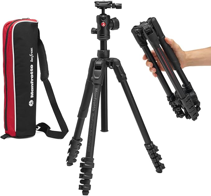 Manfrotto Befree Advanced AS, Camera Tripod, Lever Lock, Compatible by Manfrotto